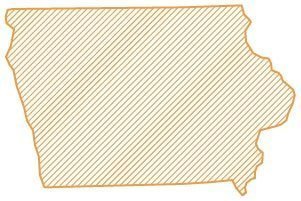 Iowa Map Icon